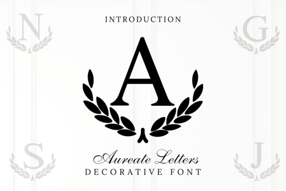 Aureate Letters Font for Web Design