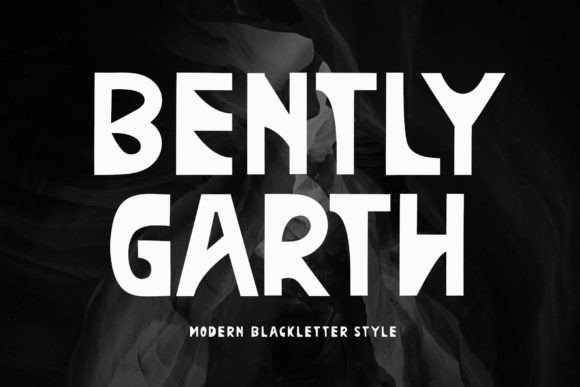 Bently Garth Font: Elegant Blackletter for Crafts