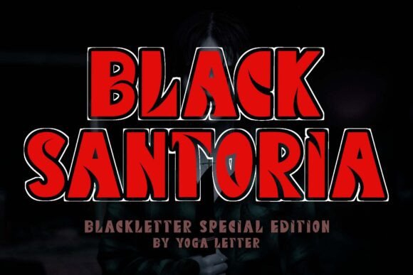 Black Santoria: A Bold Font for Web Design
