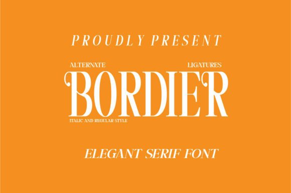 Bordier: A Refined Serif Font for Editorial Design
