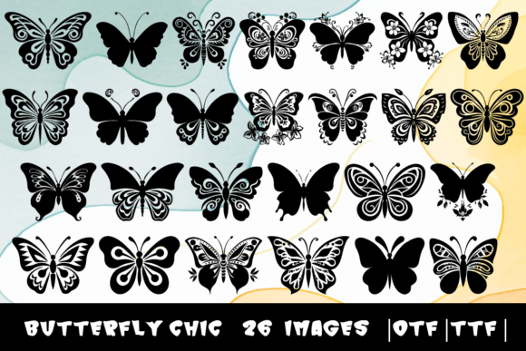 Butterfly Chic: A Decorative Typeface for Modern Web Design