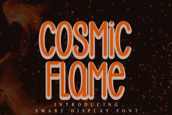 Cosmic Flame: A Bold Font for Impactful Campaigns