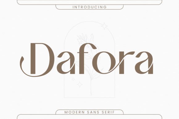 Dafora: A Stylish Serif Font for Web Design