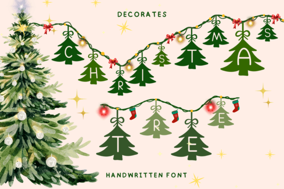 Decorated Christmas Tree Font: A Branding Upgrade Review