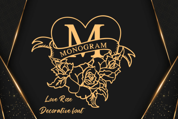 Elevate Your Brand with the Love Rose Monogram Typeface