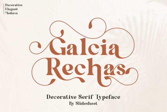 Galcia Rechas: A Serif Font for Elegant Branding
