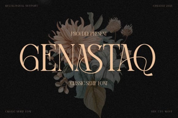 Genastaq Font Review: A Timeless Serif for Elegant Branding