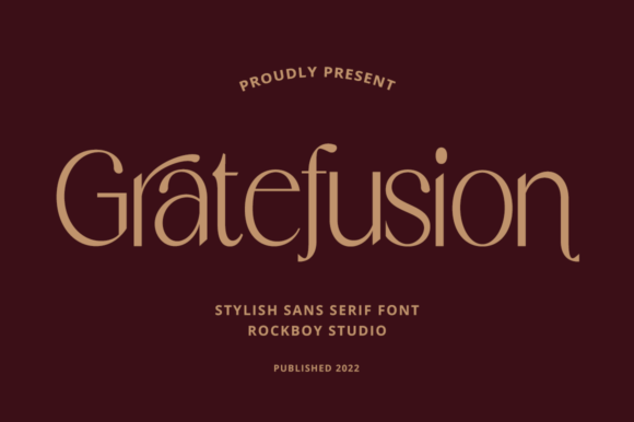 Gratefusion: A Stylish Serif Font for Web Design