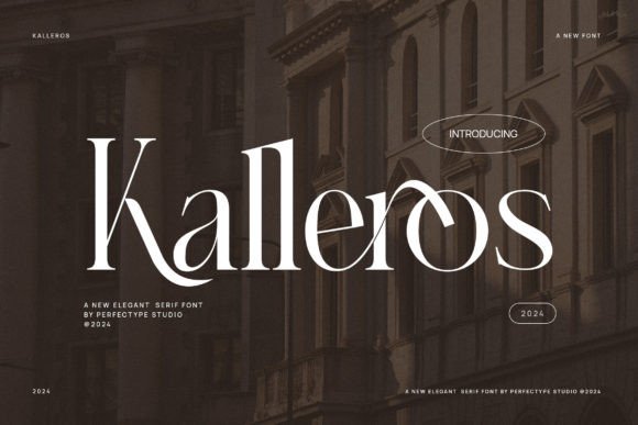Kalleros: A Classy Serif Typeface