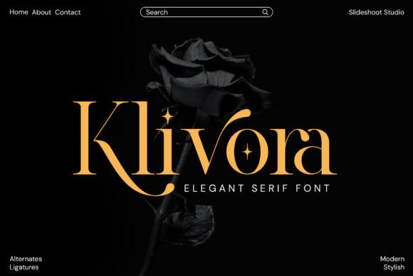Klivora: The Elegant Serif Font for Scroll-Stopping Brand Content