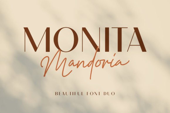 Monita Mandoria: A Classy Font for Elegant Design