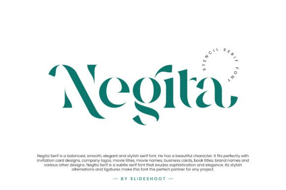 Negita: A Stylish Serif for Campaign Clarity