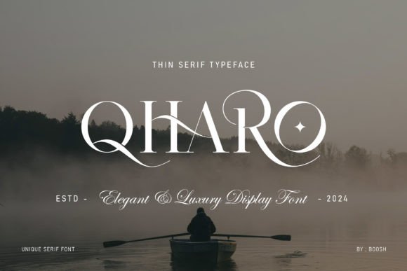 Qharo: The Elegant Serif Font for Handmade Brands