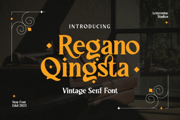 Regano Qingsta: A Serif Font for Real-World Design