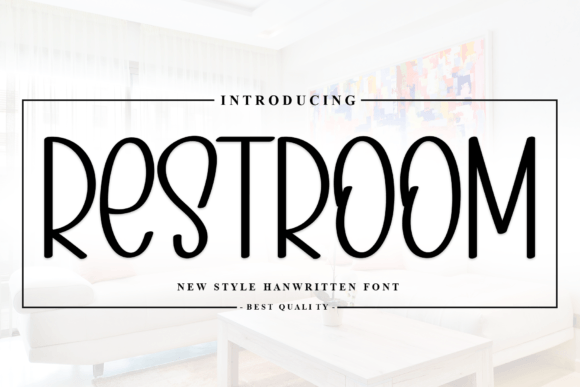 Restroom: A Elegant Sans Serif for Creative Projects