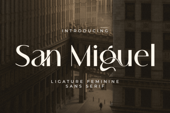 San Miguel: A Refined Serif Font for Editorial Design