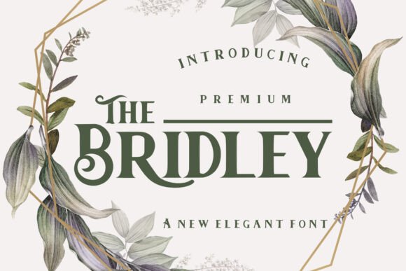 The Bridley: A Premium Serif Font for Elegant Branding