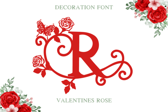 Valentines Rose: A Romantic Typeface for Editorial Design